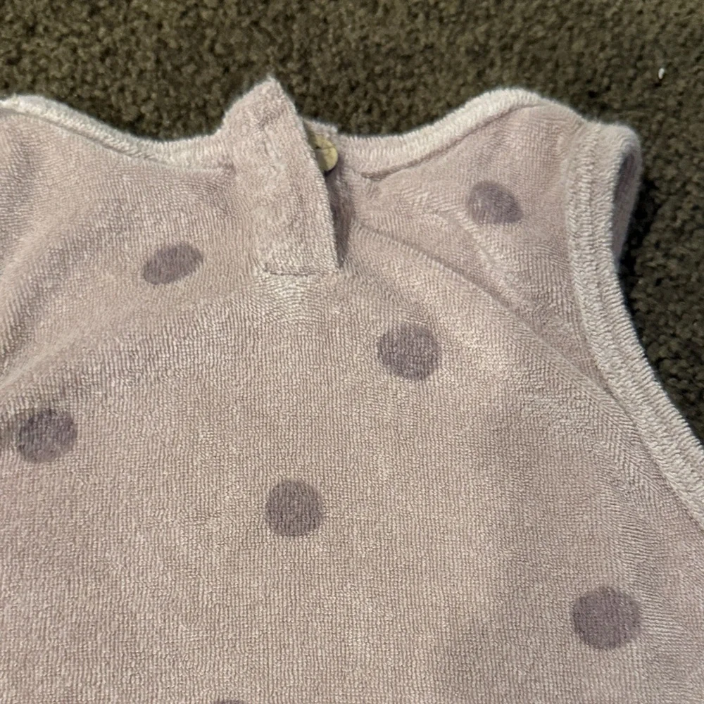 Quincy Mae Mauve Polka Dot Kids Tank Top and Shorts Set